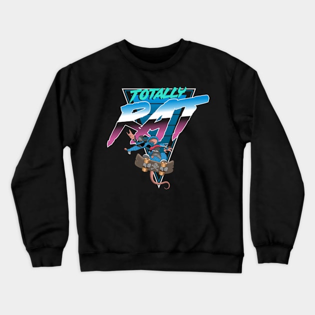 Totally Rat Crewneck Sweatshirt by kladenko